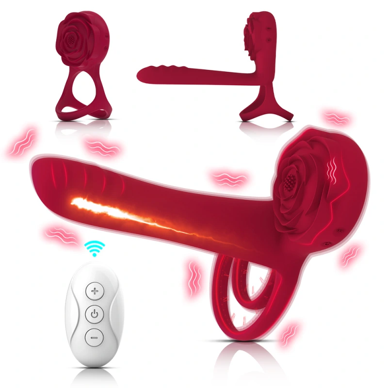Penis Cock Ring Vibrator G-spot Dildo Massager Sex Toys For Women Men Couples Ss
