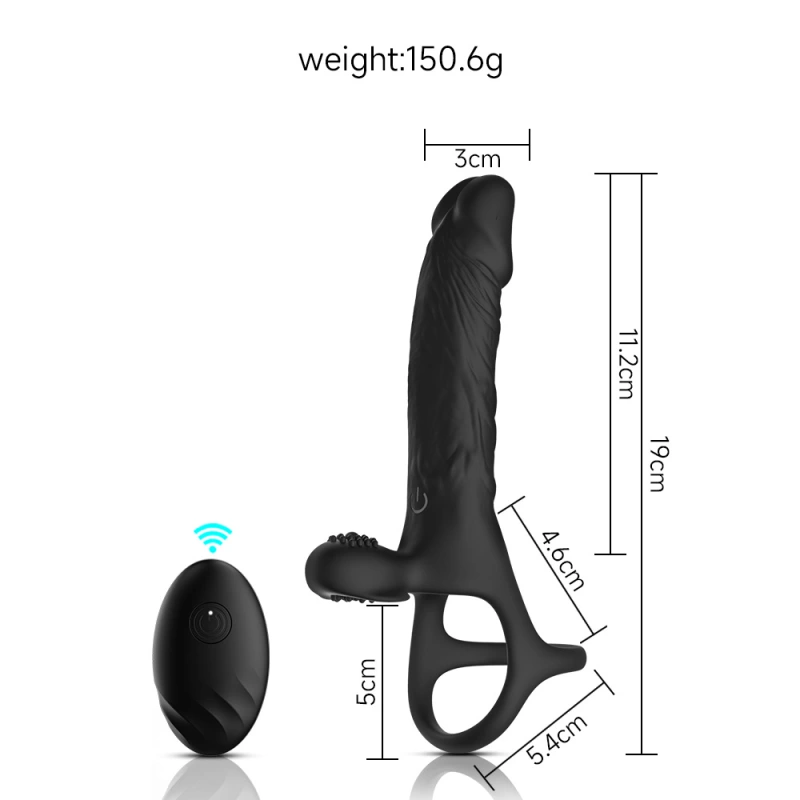 Penis-Vibrator-Dildo-Strap-On-Double Penetration Anal Sex Plug For Couples Toys