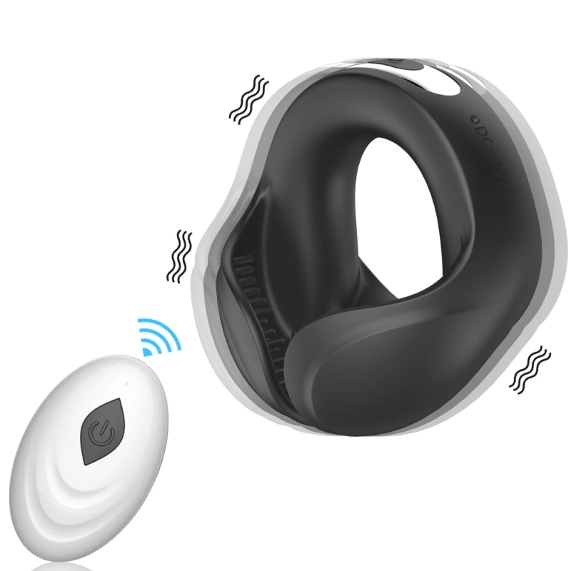Vibrating Prostate Massager Penis Cock Ring Erection Stimulates Sex Toys For Men