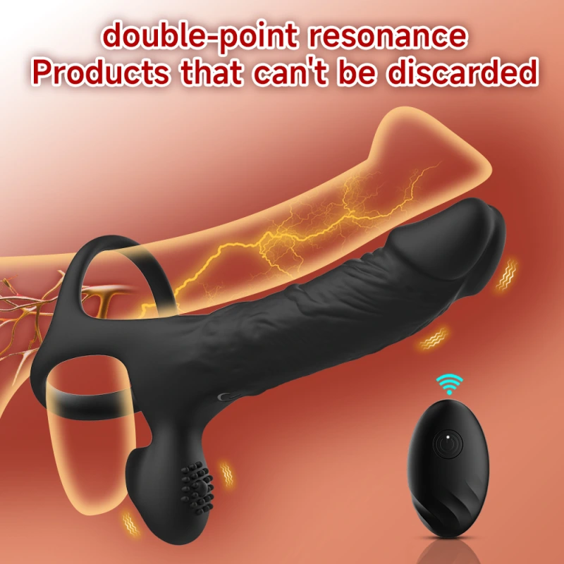 Penis-Vibrator-Dildo-Strap-On-Double Penetration Anal Sex Plug For Couples Toys