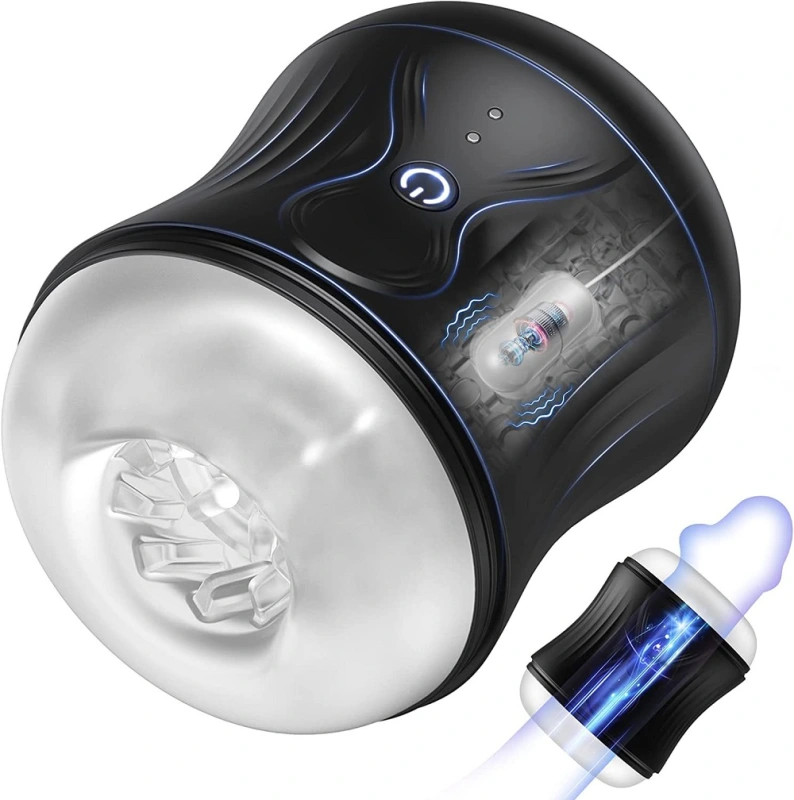 Male Masturbaters Cup Telescopic Pocket Pussy Stroker Sucking for Man Lubricants