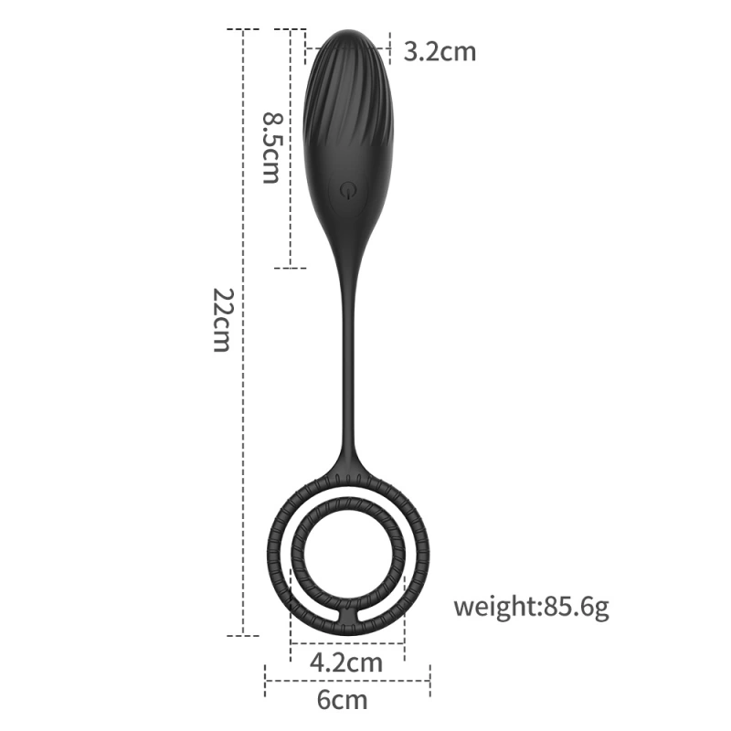 Penis Cock Ring Vibrator Anal Butt Plug Male Prostate Massager Sex Toys for Men