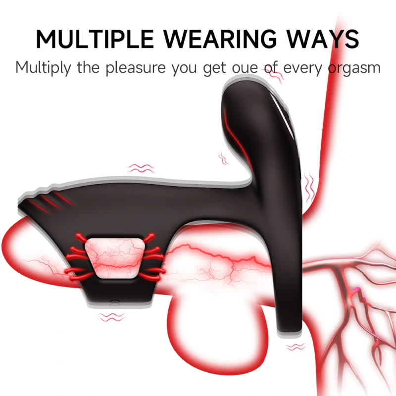 Cock Ring Penis Silicone Longer Harder Stronger Erection Sex Toy DRAGON for Men