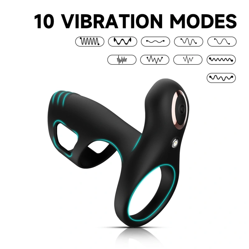 Cock Ring Penis Silicone Longer Harder Stronger Erection Sex Toy DRAGON for Men