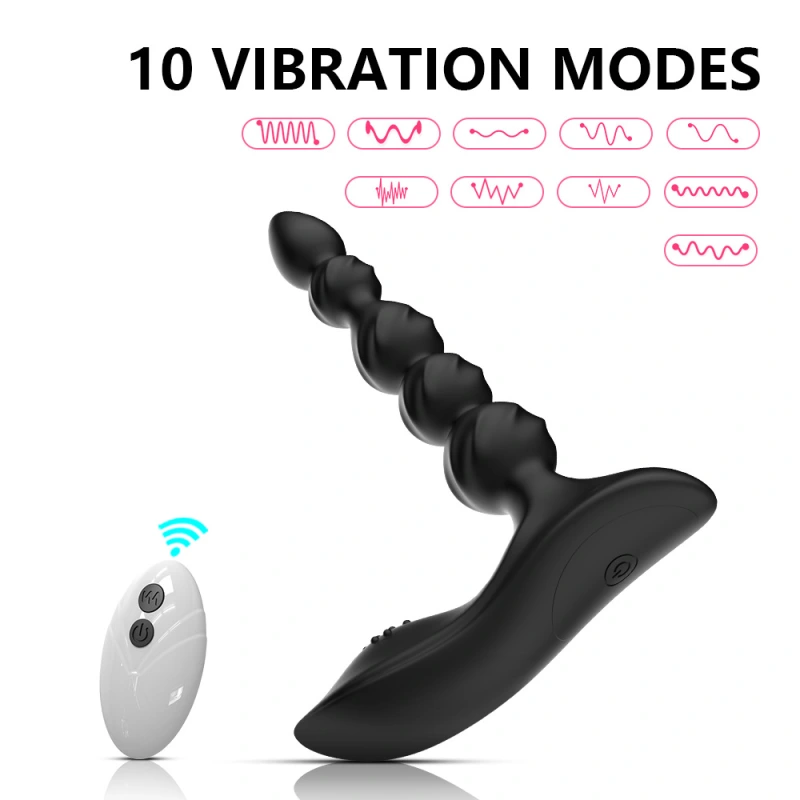 Vibrating Prostate Massager Anal Butt Plug G-spot Dildo Remote Vibrator Sex Toys