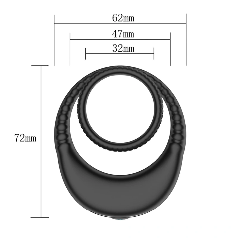 Men Penis Cock Ring Vibrator G-Spot Dildo Massager Sex Toys For Women Couples