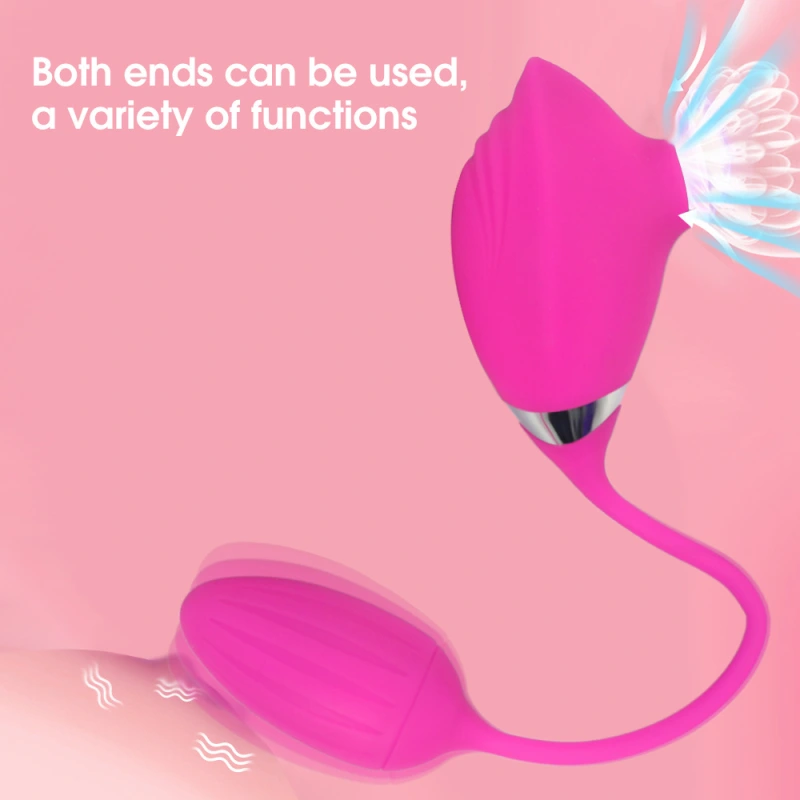 Vibrating Sucking Duck Clit G-spot Egg Bullet Vibrator Female Sex Toys