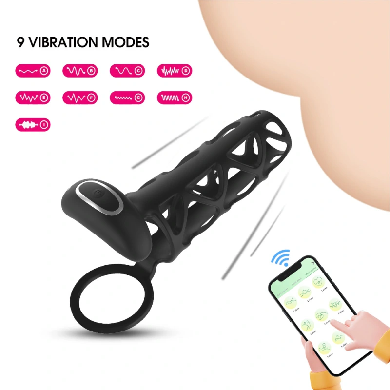 Couple Vibrator G-spot Dildo Massager Penis Cock Ring Adult Sex Toy For Men Gift
