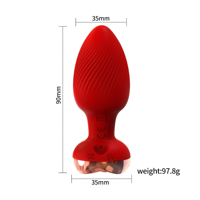 Vibrating Butt Plug Anal Dildo Prostate Massager Vibrator Sex Toys for Men Women