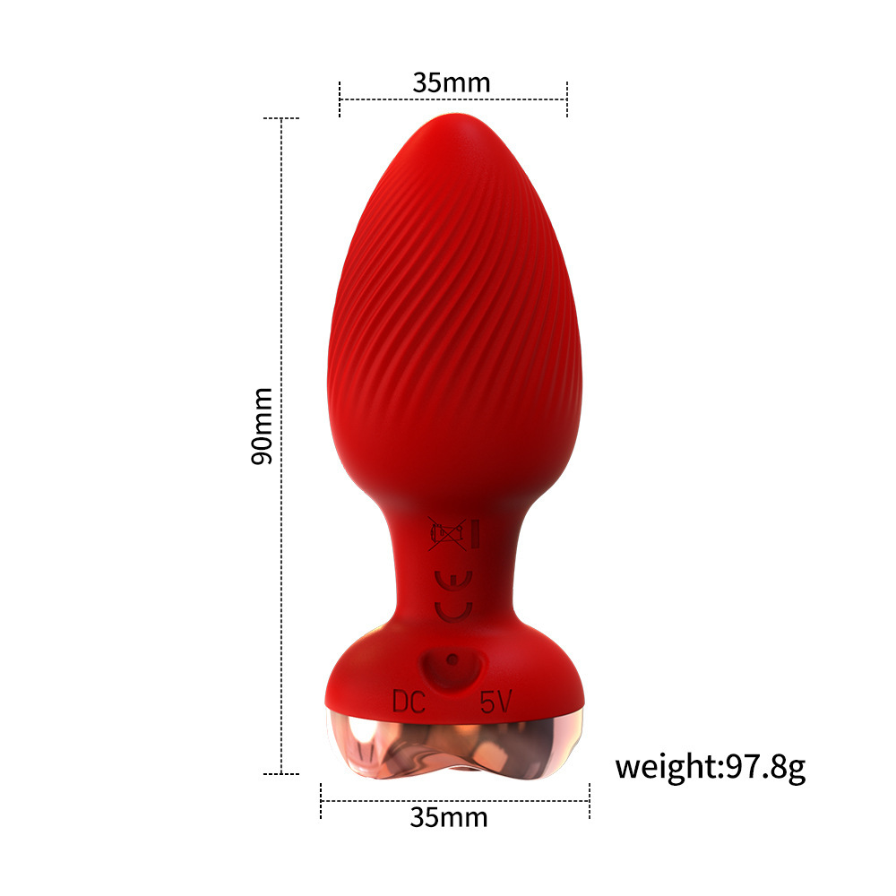 Vibrating Butt Plug Anal Dildo Prostate Massager Vibrator Sex Toys for Men Women