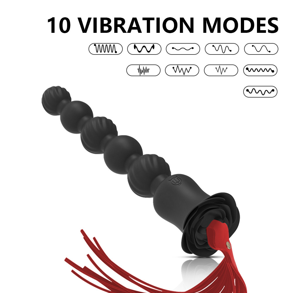 Thrusting Anal Butt Plug Vibrator Prostate Massager Adult Sex Toy for Men