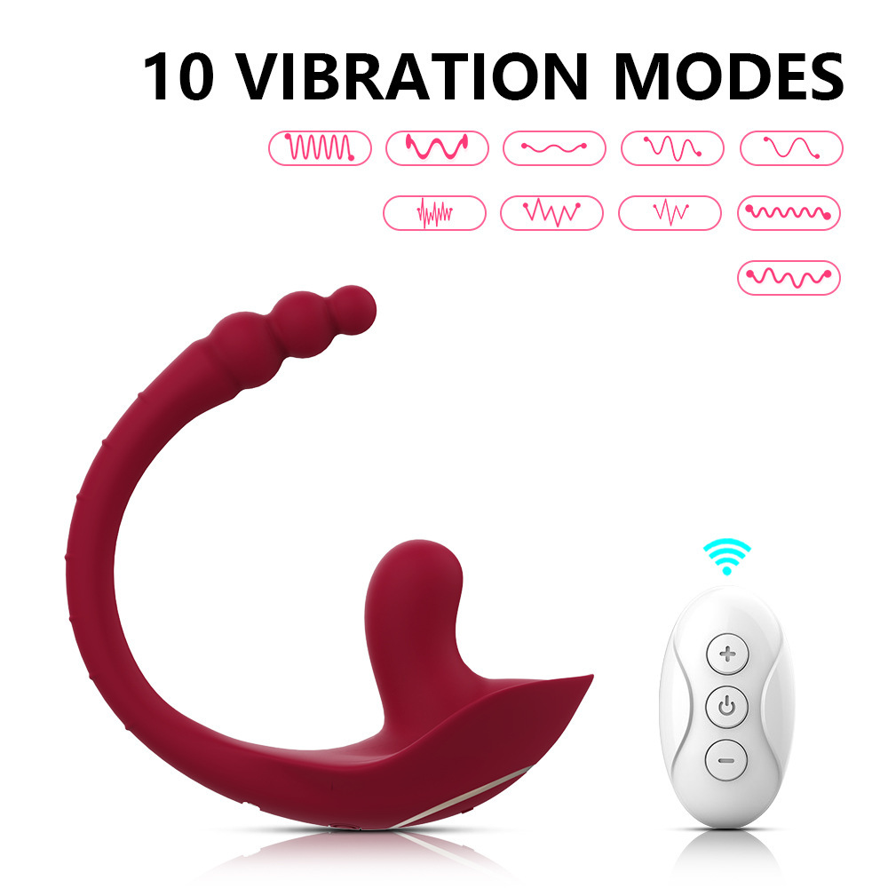 10-Speed Anal Butt Plug Vibrator G-spot Male Prostate Massager Couple Sex Toy
