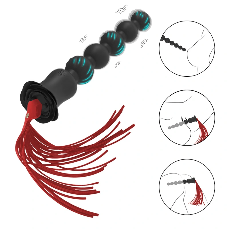 Thrusting Anal Butt Plug Vibrator Prostate Massager Adult Sex Toy for Men