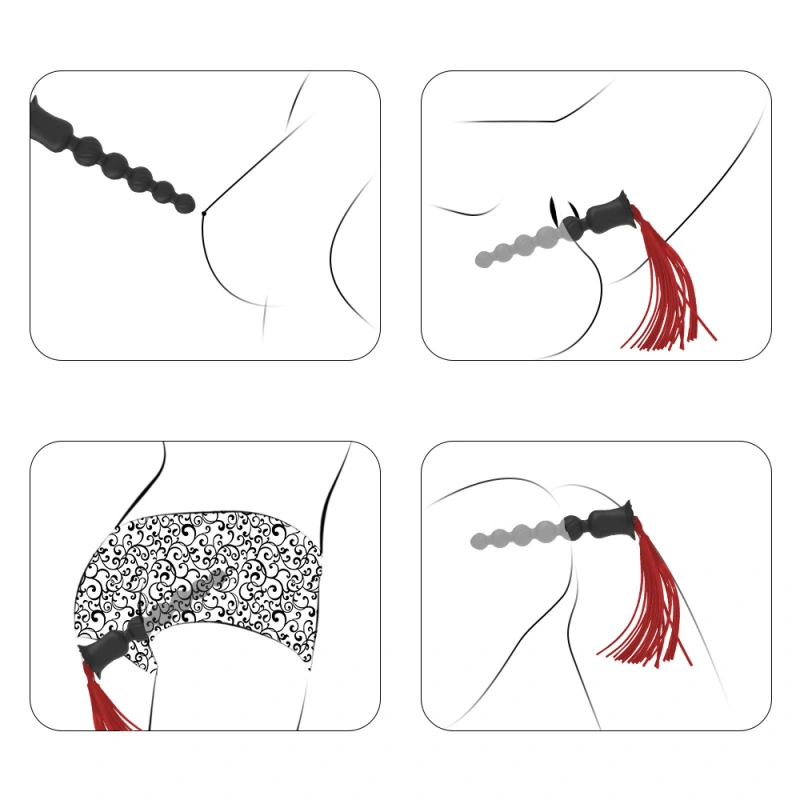 Thrusting Anal Butt Plug Vibrator Prostate Massager Adult Sex Toy for Men