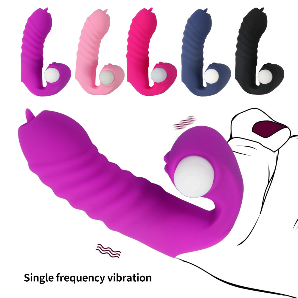 Sex Toy For Women Couple Finger Sleeve Vibrator Massager Clit G-spot Stimulator