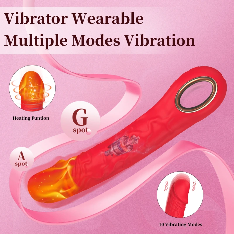 Realistic G Spot Vibrator Dildo Clit Massager Anal Stimulator Sex Toys for Women