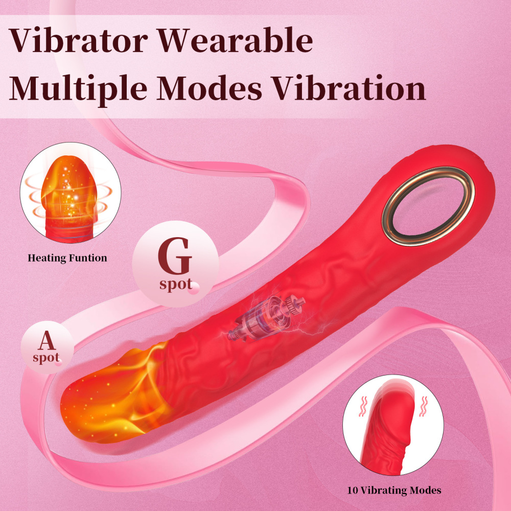 Realistic G Spot Vibrator Dildo Clit Massager Anal Stimulator Sex Toys for Women