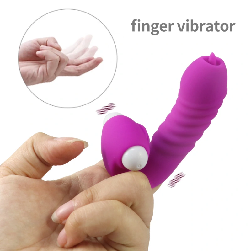 Sex Toy For Women Couple Finger Sleeve Vibrator Massager Clit G-spot Stimulator