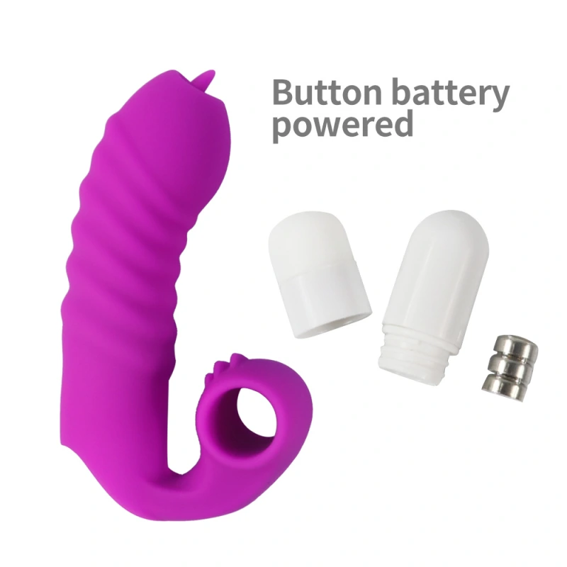 Sex Toy For Women Couple Finger Sleeve Vibrator Massager Clit G-spot Stimulator