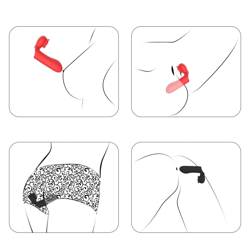 Finger Vibrator Clitoris G-Spot Stimulator Massager Sex Toys