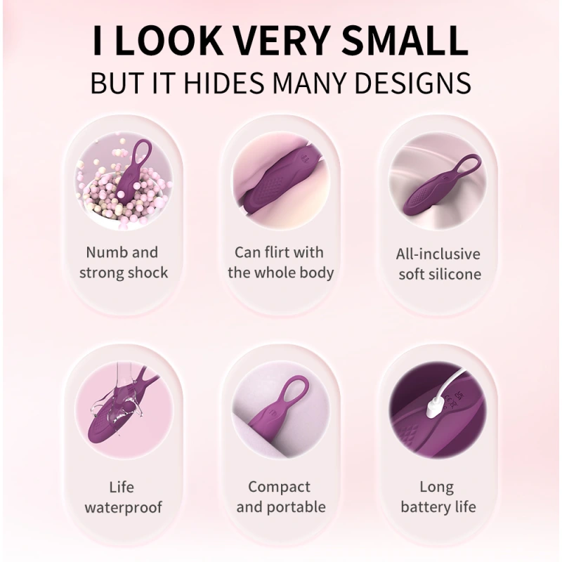 Rechargeable Wireless Vibrating Bullet Clit Vibrator Sex Toys for Women Couples