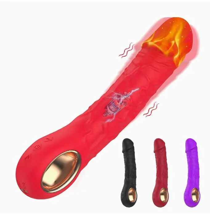 Realistic G Spot Vibrator Dildo Clit Massager Anal Stimulator Sex Toys for Women