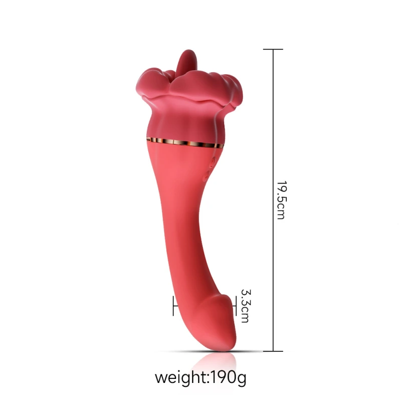 Pen Tongue Clit Licking Vibrator G-Spot Sucking Oral Massager Sex Toys For Women