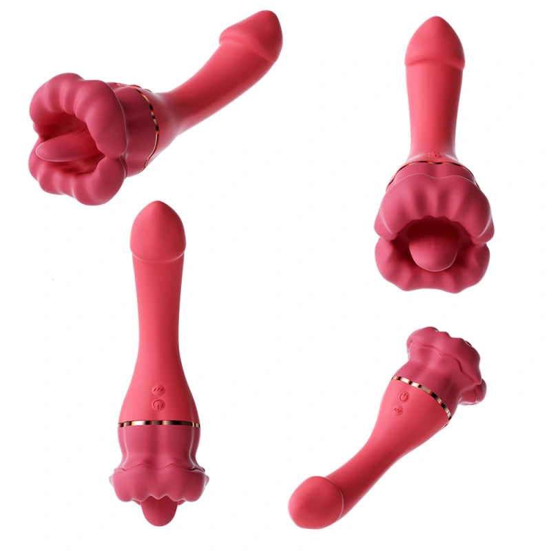 Pen Tongue Clit Licking Vibrator G-Spot Sucking Oral Massager Sex Toys For Women