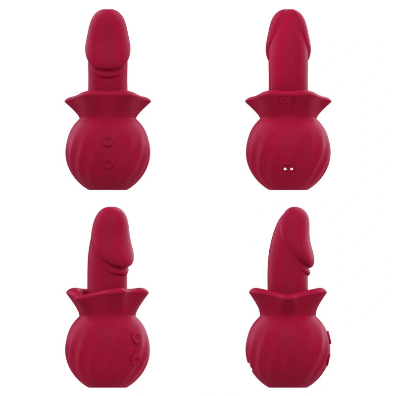 Oral Tongue Licking Massager Powerful Multi Speed Stimulator Rechargeable Women