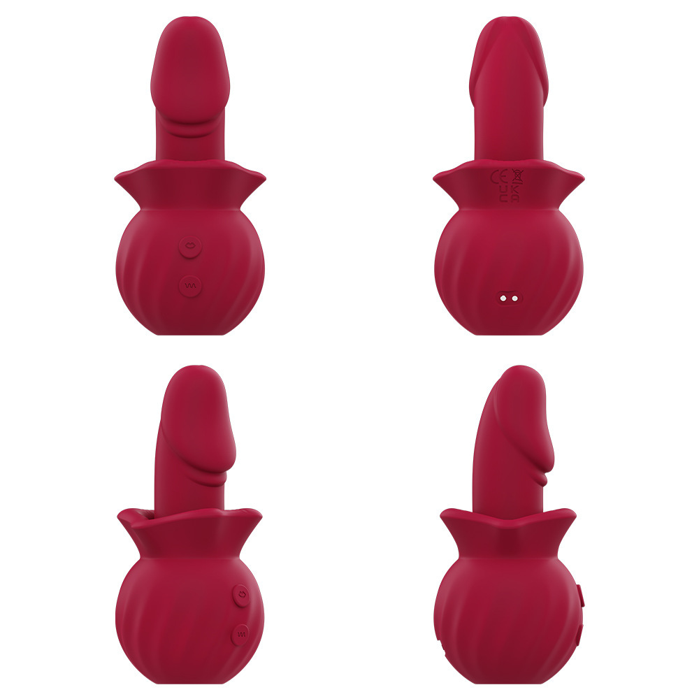 Oral Tongue Licking Massager Powerful Multi Speed Stimulator Rechargeable Women