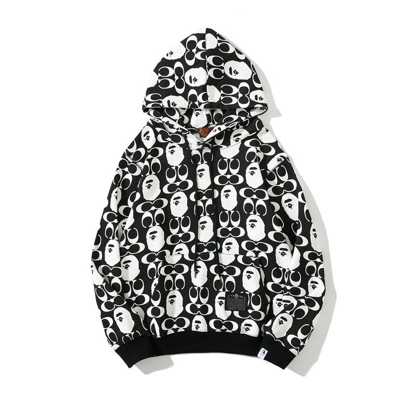 Unisex Basic Loose Hoodie Sweatshirt Long Sleeve Pocket Drop Shoulder Pullovers