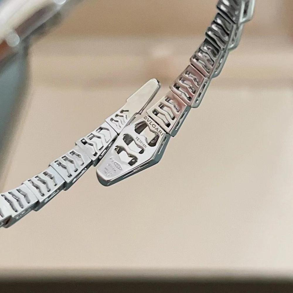 Women's high-end Baojia thick gold fashionable narrow version snake opening bracelet rose gold