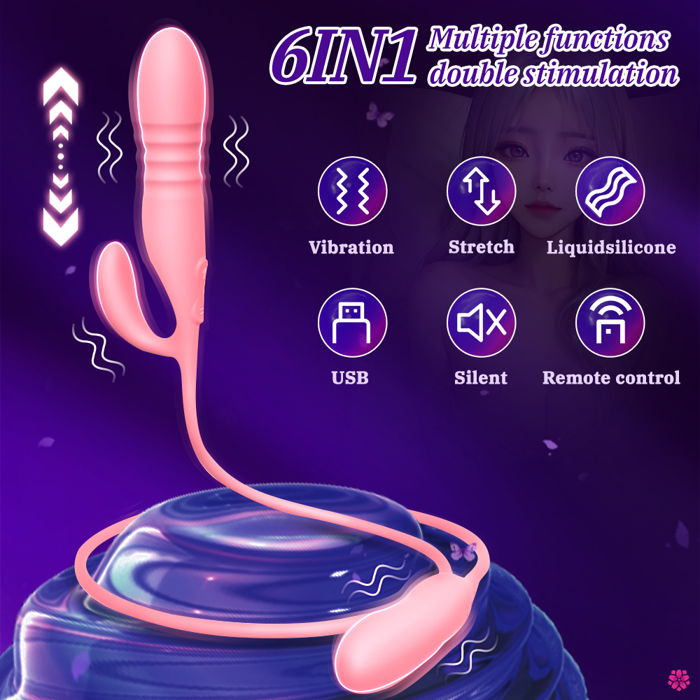 3 in 1 Dual  Vibrator Sucking Clitoral G-spot Sex Toy 10 Speed Waterproof