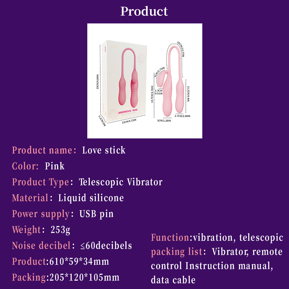 3 in 1 Dual  Vibrator Sucking Clitoral G-spot Sex Toy 10 Speed Waterproof