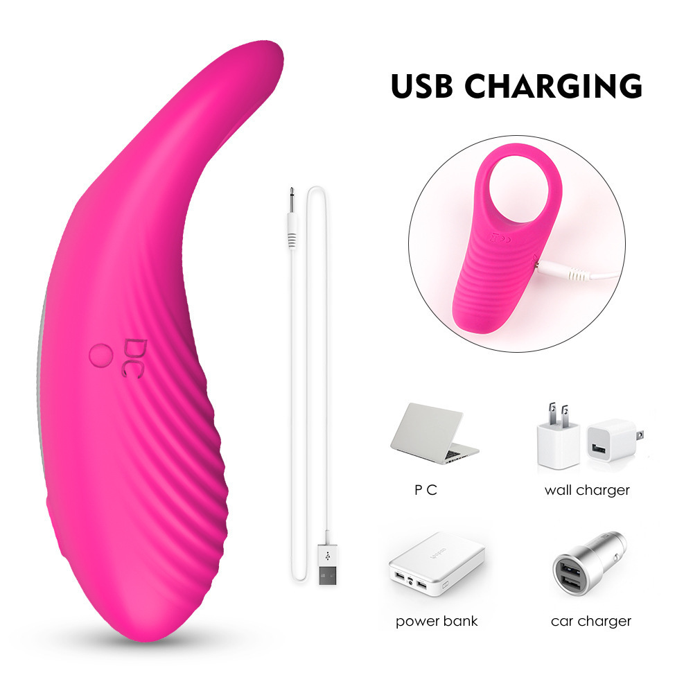 Men Penis Cock Ring Vibrator G-spot Dildo Massager Sex Toys For Women Couples