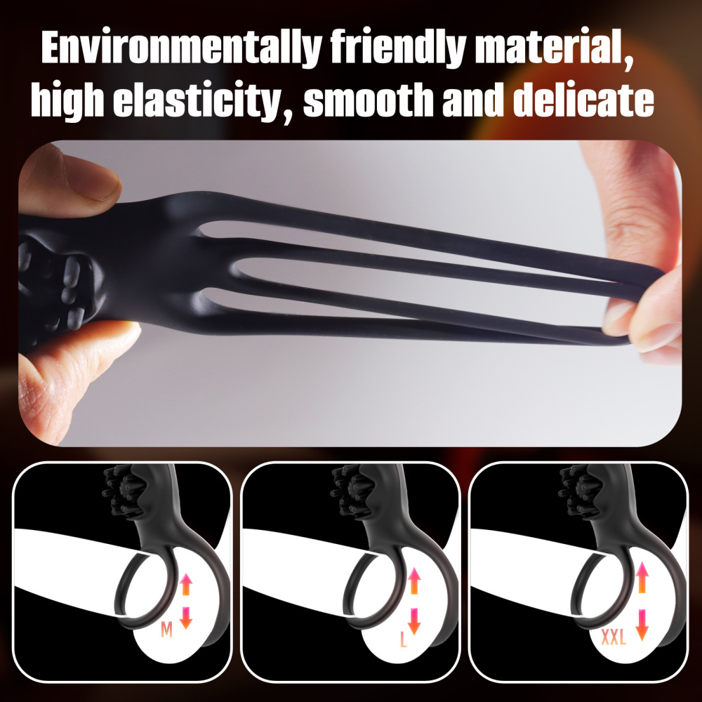 Couple Vibrator G-spot Dildo Massager Penis Cock Ring Adult Sex Toys For Men US
