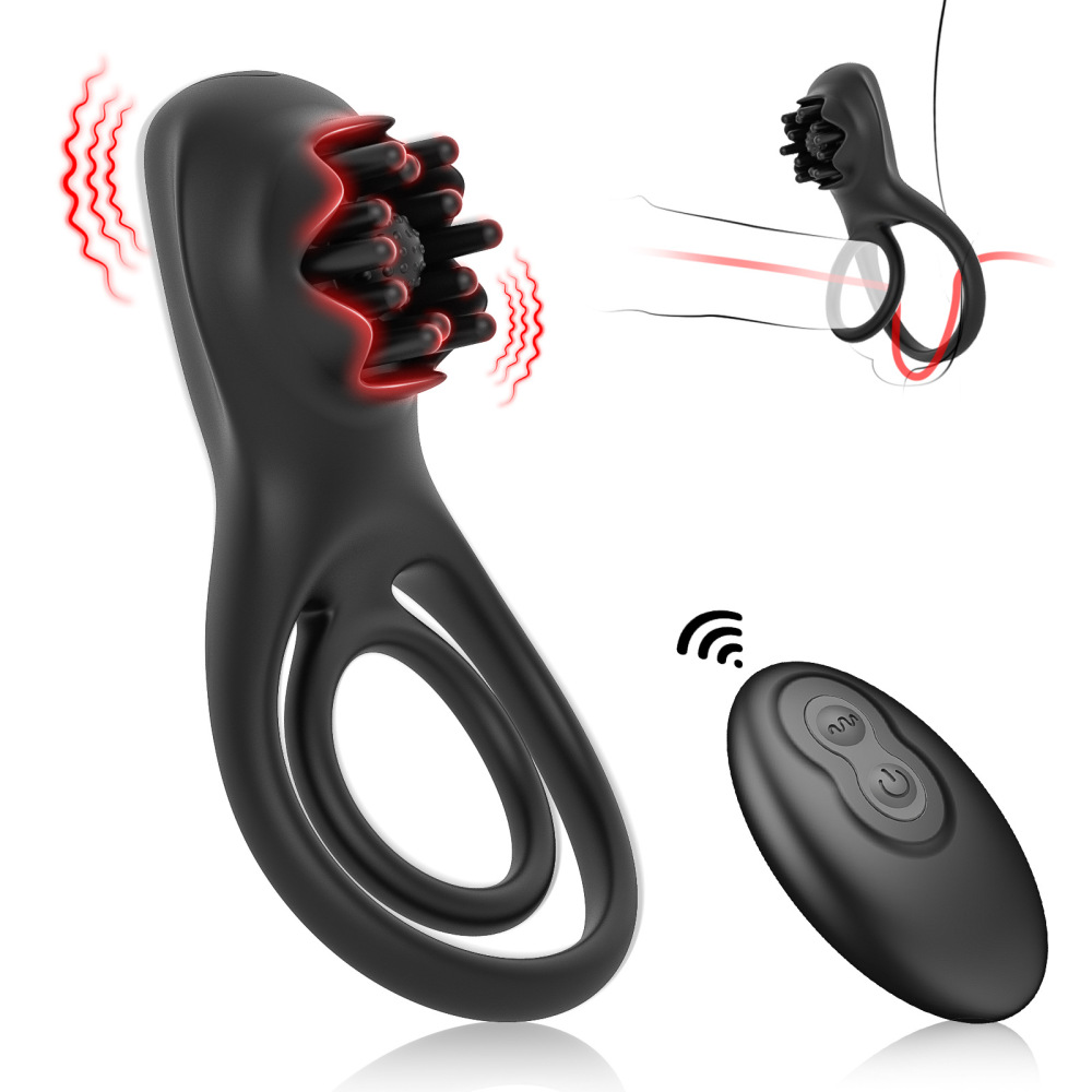 Couple Vibrator G-spot Dildo Massager Penis Cock Ring Adult Sex Toys For Men US