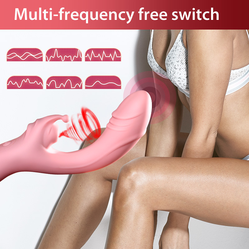 G-Spot Vibrator Dildo Clit Licking Tongue Oral Massager Adult Sex Toys for Women