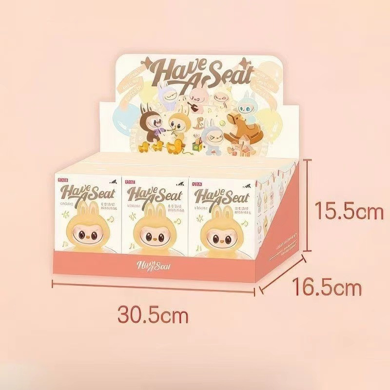 POP MART The Monsters - Tasty Macarons Vinyl Face Blind Box, Random Design Action Figures Collectible Toys Home Decorations