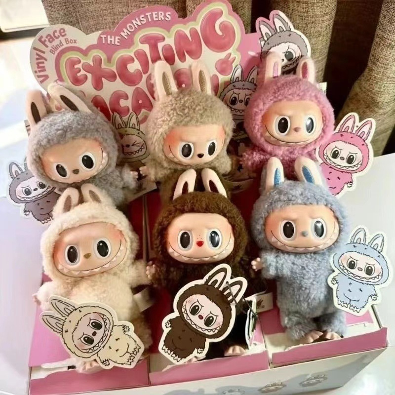 POP MART The Monsters - Tasty Macarons Vinyl Face Blind Box, Random Design Action Figures Collectible Toys Home Decorations