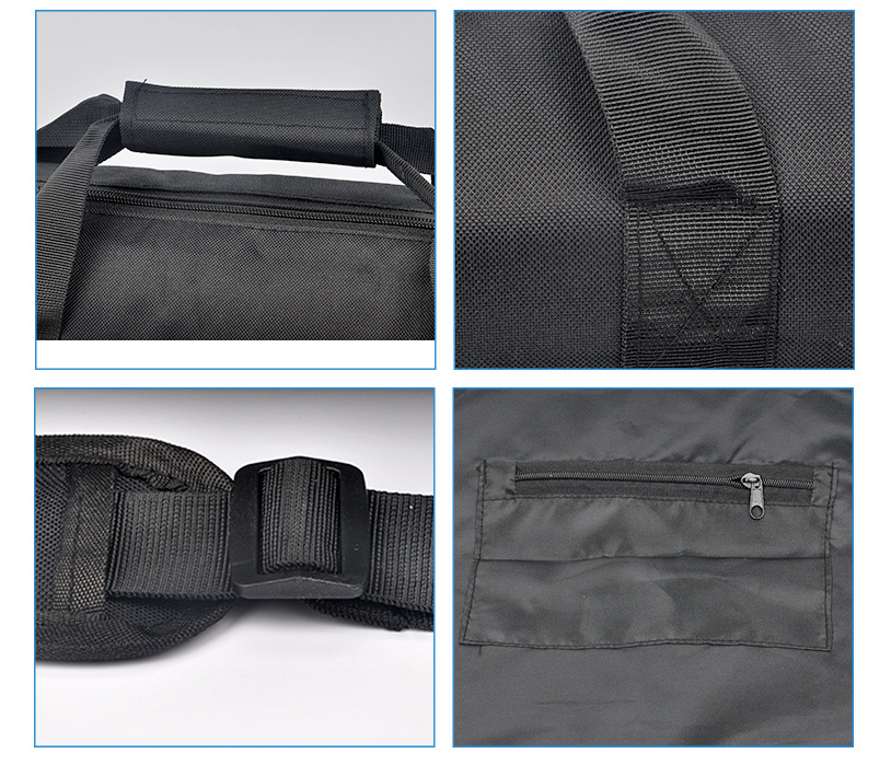 Heavy duty tripod bag with shoulder strap and handle