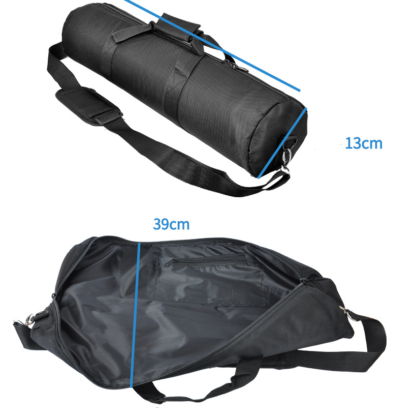 Heavy duty tripod bag with shoulder strap and handle