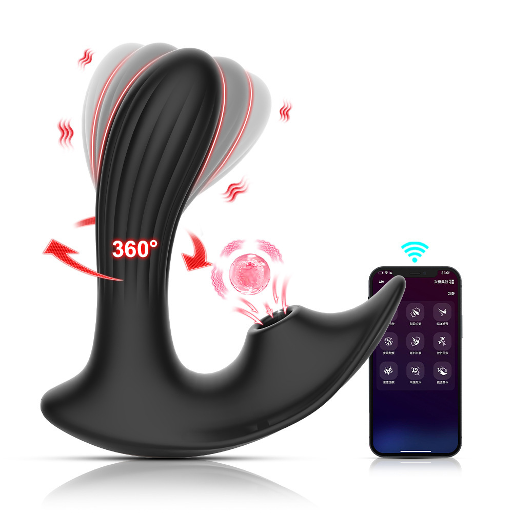 Male-Prostate-Massager-Anal-Butt-Plug-Dildo-Vibrator Sex Toys For Men Women