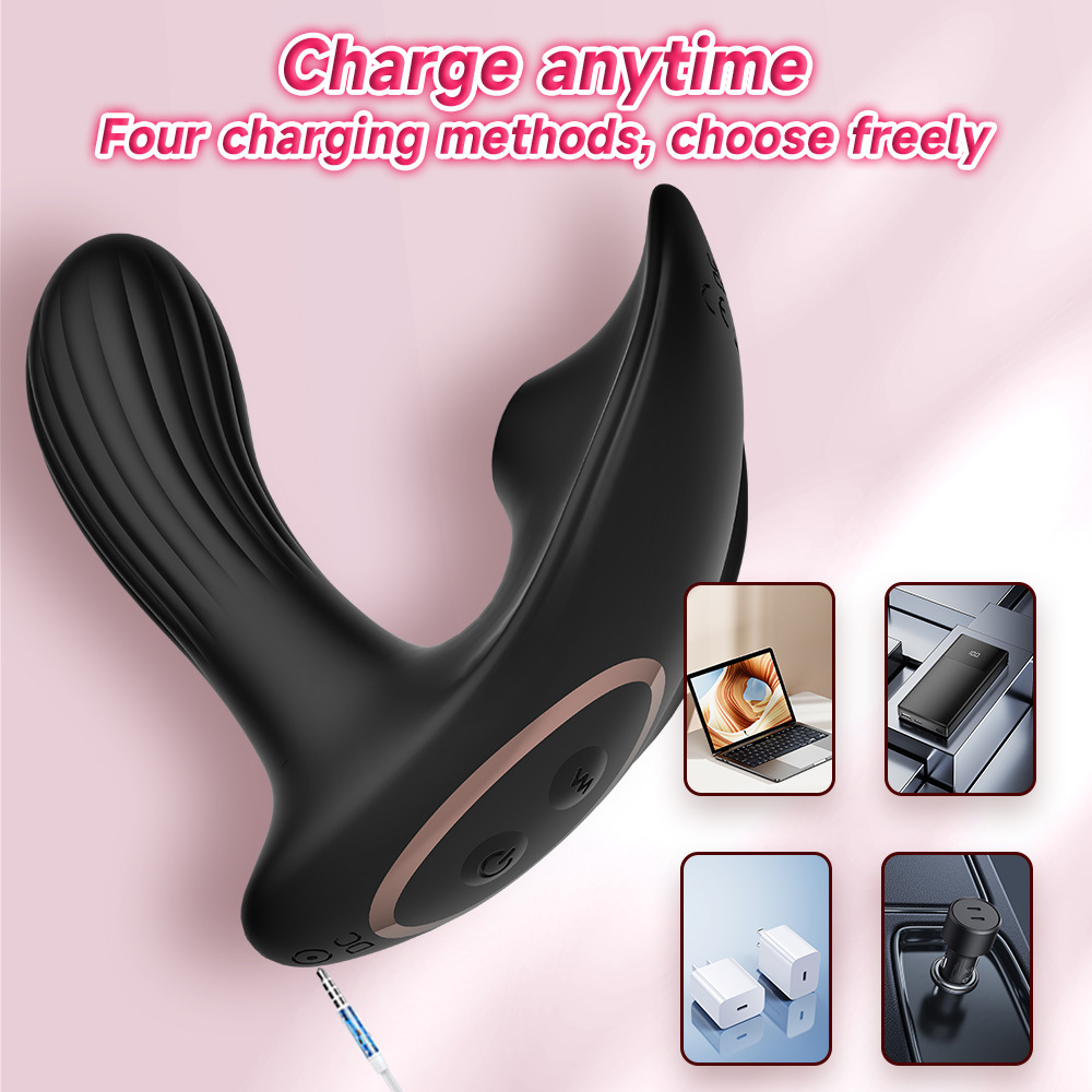 Male-Prostate-Massager-Anal-Butt-Plug-Dildo-Vibrator Sex Toys For Men Women