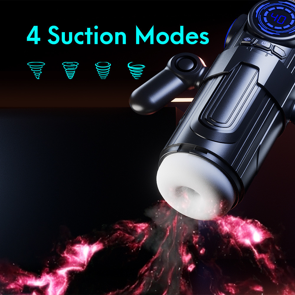Male Masturbaters Automatic HandsFree Rotating Cup Thrusting Stroker Men Sex Toy