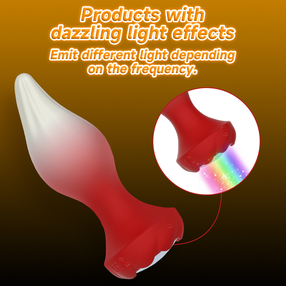 Adult Sex ToyS  Silicone Anal Plug Remote Control 10 Vibrating Butt Plug Men