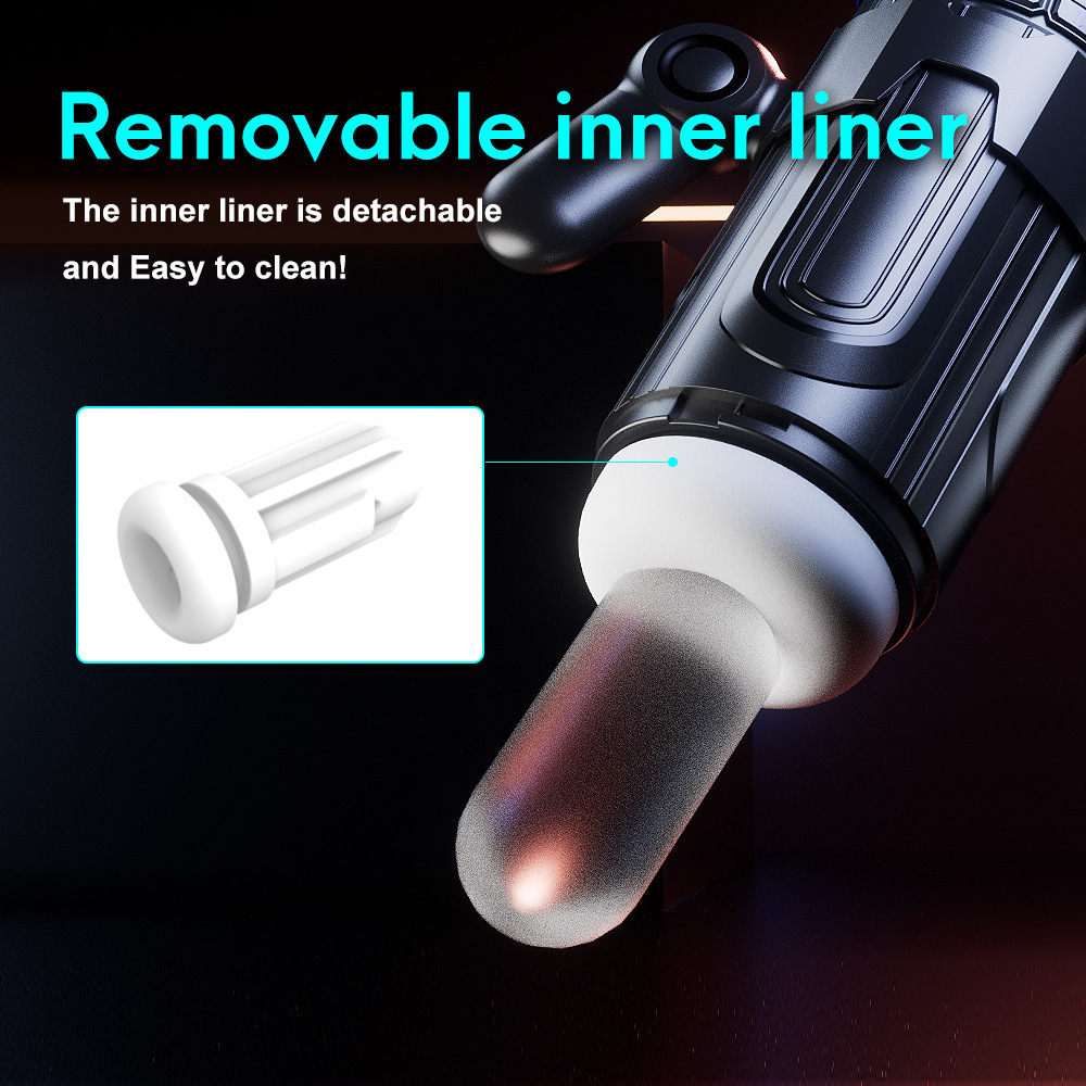 Male Masturbaters Automatic HandsFree Rotating Cup Thrusting Stroker Men Sex Toy