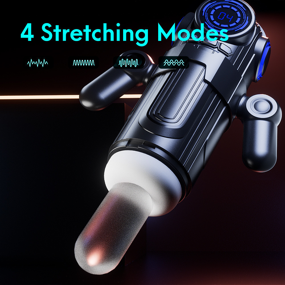 Male Masturbaters Automatic HandsFree Rotating Cup Thrusting Stroker Men Sex Toy