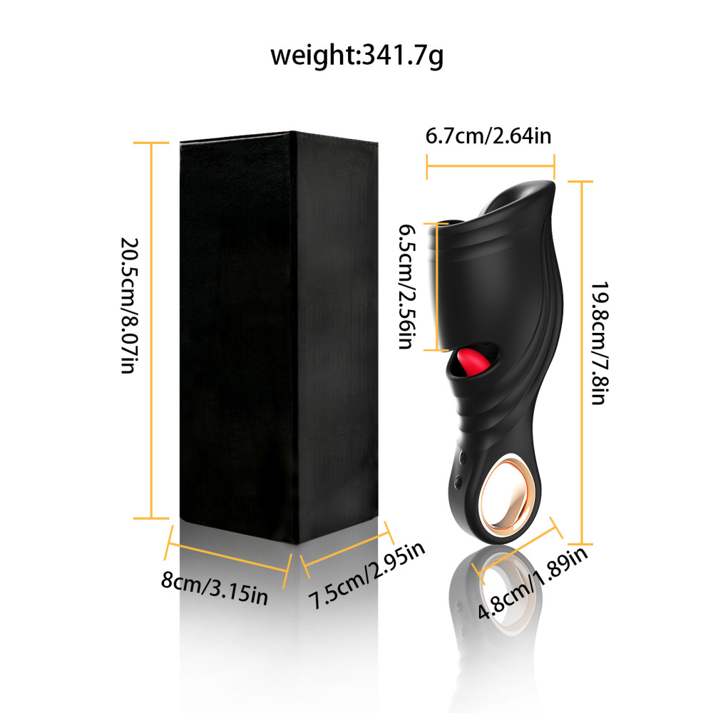 Male Masturbaters Automatic Handsfree Rotating Cup Thrusting Stroker Lubricants