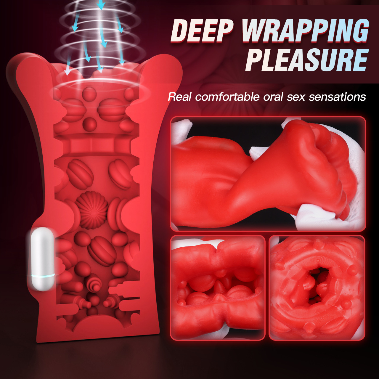 Automatic Handsfree Male Masturbater Heating Sucking Cup Stroker Pussy Lubricant